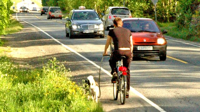 PEAB legger gang/sykkelveg langs rv 120