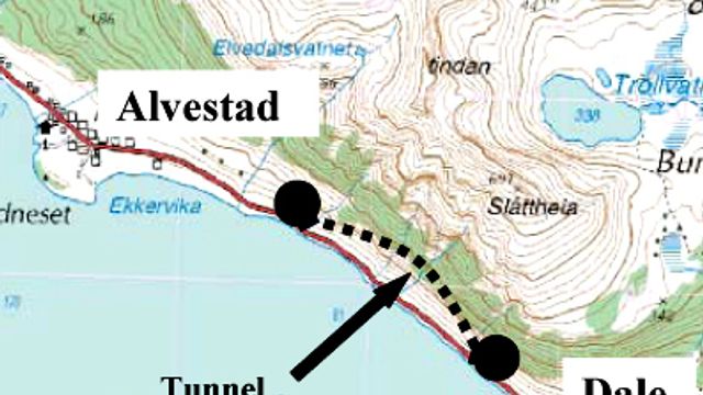 Tunnel skal sikre Grytøya mot ras
