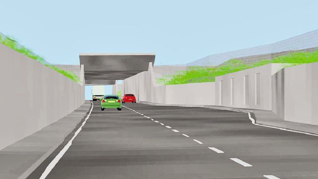 Tunnel under Værnes lufthavn er utlyst