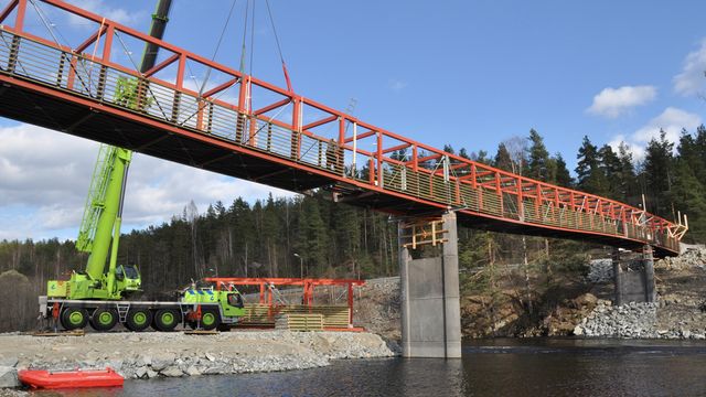 Nytt fagverk over Lågen