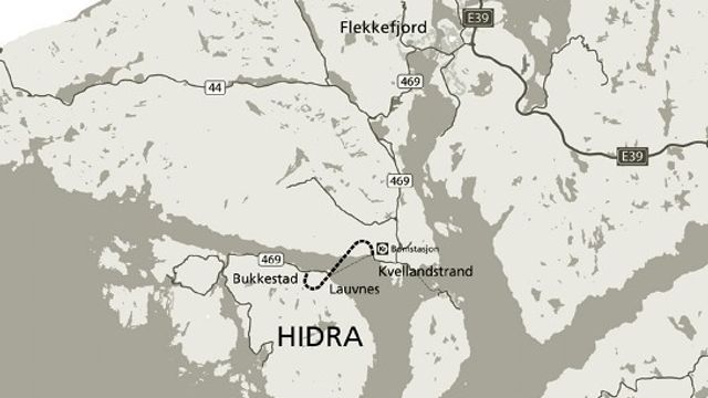 Oppstart for Hidra-tunnel våren 2011