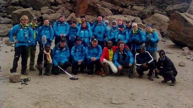 LNS på toppen av Kilimanjaro
