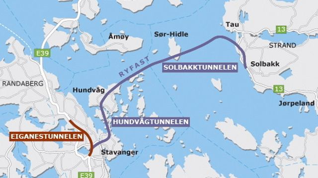 Klarsignal for ny Stavanger-tunnel til 2,4 milliarder