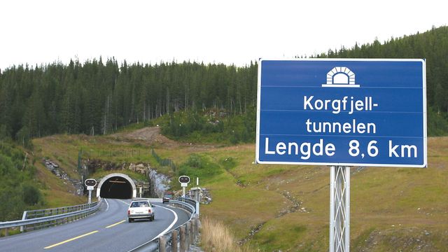 Korgfjelltunnelen reparert for 42 millioner