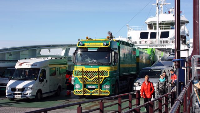 Boreal Sjø ligger lavest på fergestrekningen Molde-Vestnes