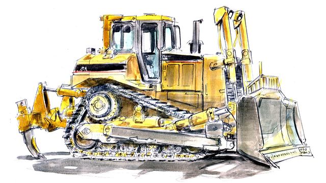 Maskinsalg nesten i himmelen