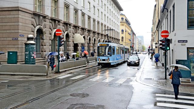 Trikk og buss skilles i Oslo sentrum