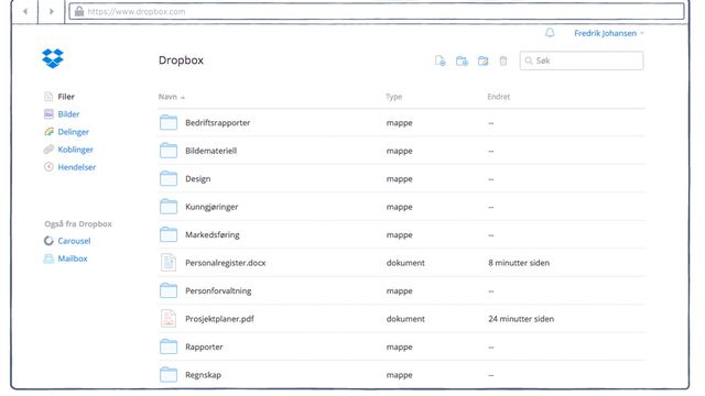 – Dropbox handler ikke bare om lagring