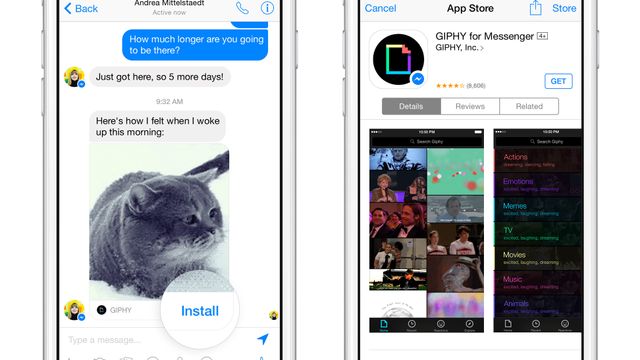 Nå kan apper integreres i Messenger