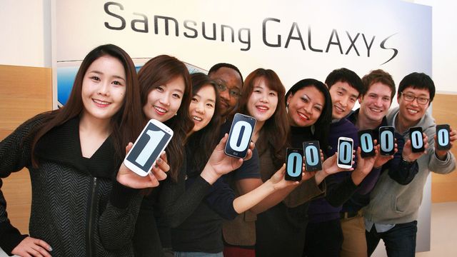 Galaxy S-serien har passert 100 millioner