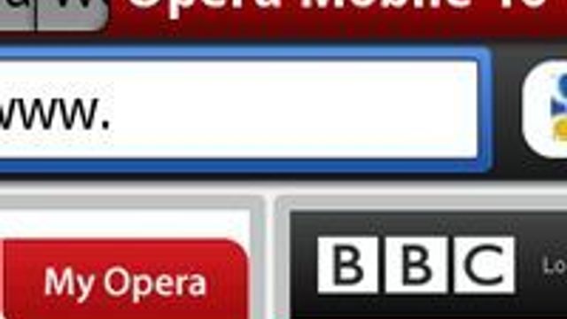 Prøv Opera Mobile 10 på mobilen