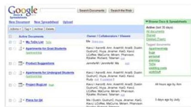 Advarer om bruk av Google Docs
