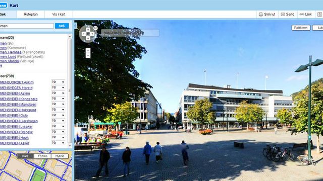 Gatebilder fra alle de største byene