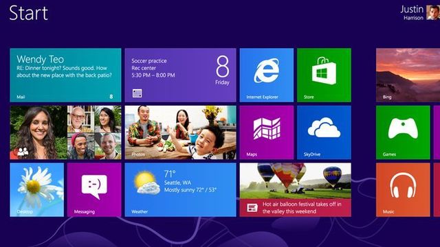 Har heftige mål for Windows 8
