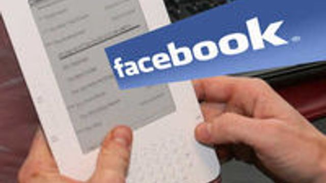 Kindle knytter seg mot Facebook