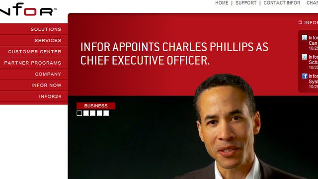 Charles Phillips skal lede Oracle-konkurrent