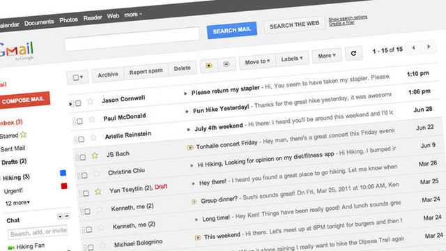 Gmail får nytt utseende