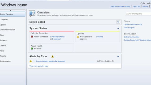 Microsoft med pc-drift via nettskyen