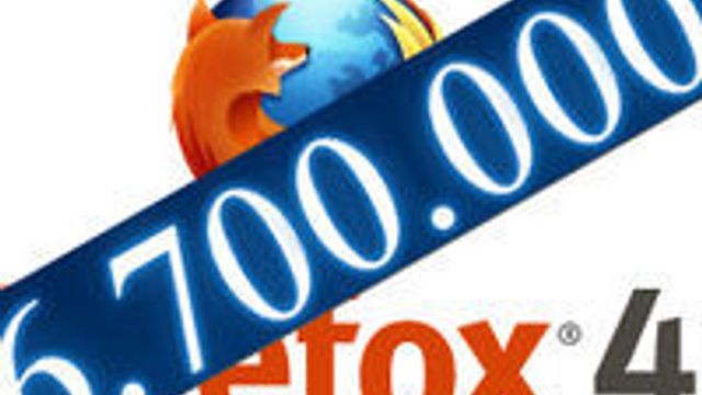 Massiv nedlasting av Firefox 4