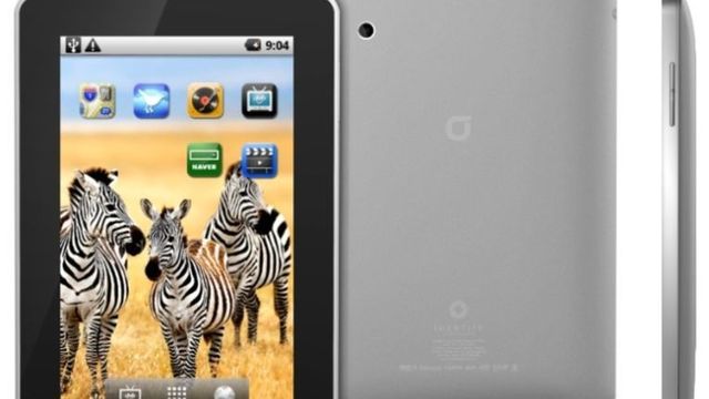 Nettbrett med mini-TV og DAB