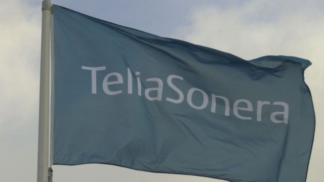 TeliaSonera svakt ned i omsetning