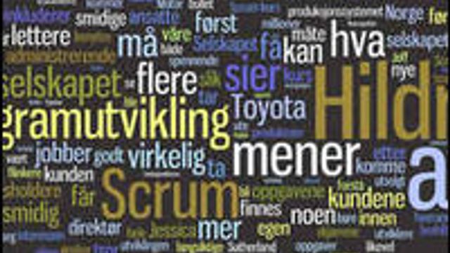 Få teksten presentert på en ny måte