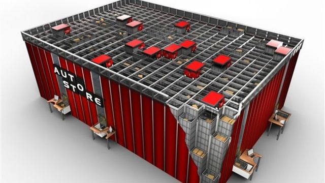 Kombinerte norsk robotlager med SAP EWM