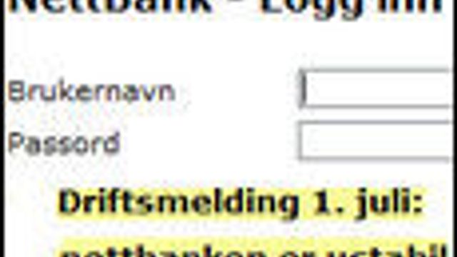 Stadig nedetid for flere nettbanker