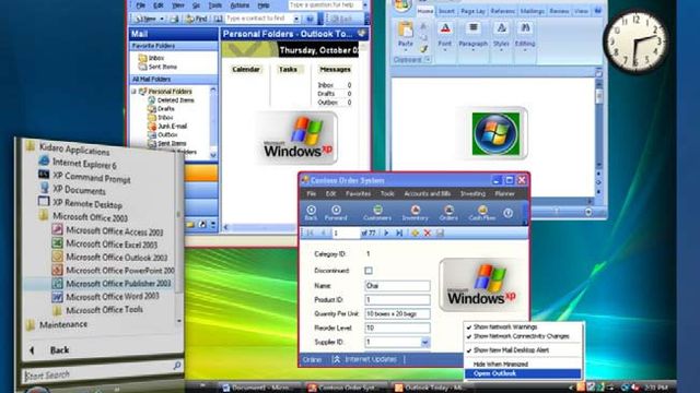 Bilder fra Windows 7 prebeta
