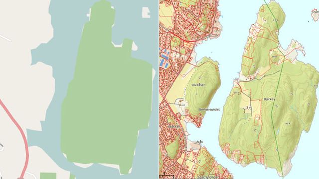 Norge i tet på digitale kartdata