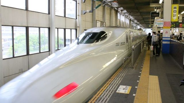 Full fart på Shinkansen