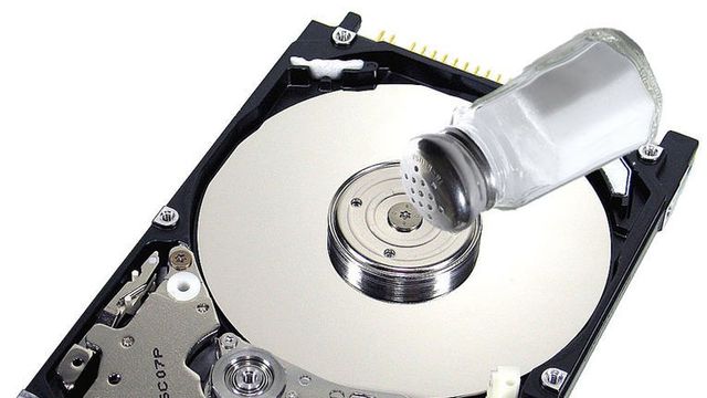 Bruker bordsalt til å øke harddisk-kapasiten