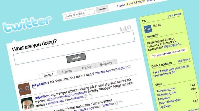Twitter passerte en million brukere