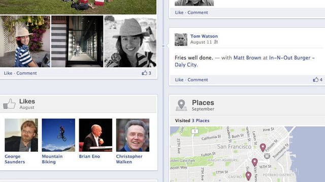 Facebook ruller ut tidslinjen