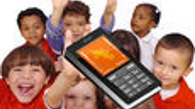 Ett av tre skolebarn har mobiltelefon