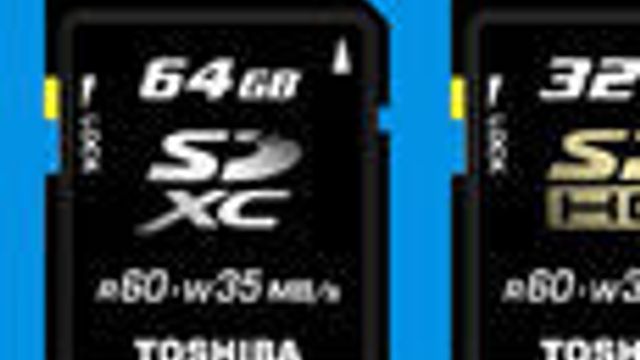 Først med 64 gigabyte SD-kort