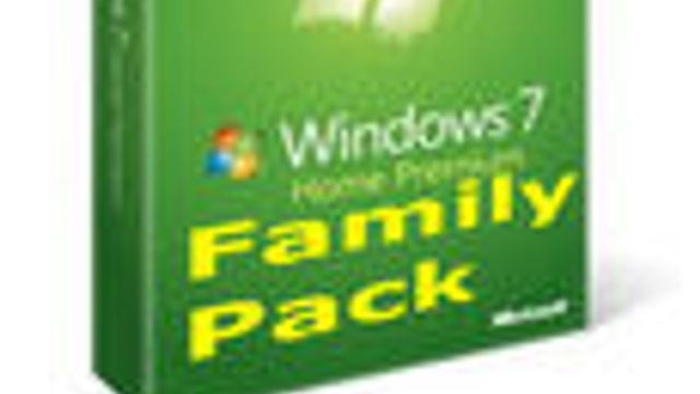 Bekrefter familiepakke av Windows 7