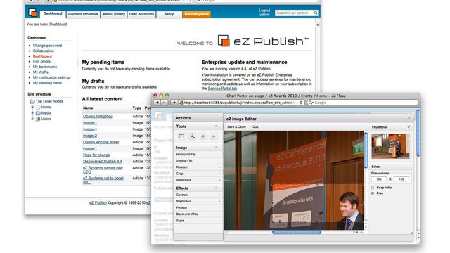 eZ Publish i alle kanaler