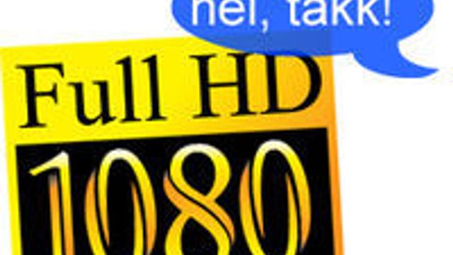- HD-kvalitet og H.264 er foreldet