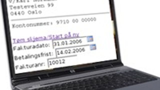 Norske småbedrifter sliter med e-faktura