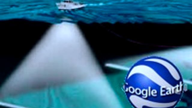 Havbunnen kommer til Google Earth