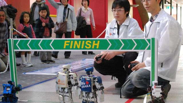 Robovie vant verdens første robot maraton