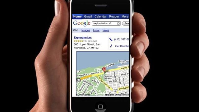 Google optimaliserer søk for iPhone