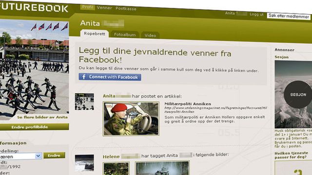 Forsvaret får pepper for Facebook-klone