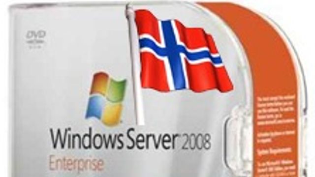 Windows 2008 Server klar for Norge