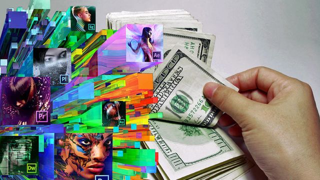 Adobe bøyer av for press