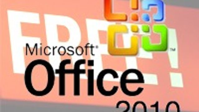 Bekrefter gratis Office 2010 over web