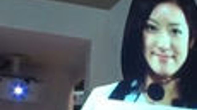 Dette «hologrammet» kan du ta på