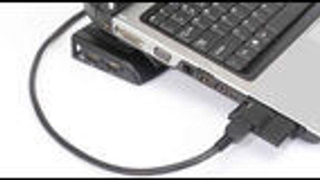 Utvid den bærbare via ExpressCard-porten