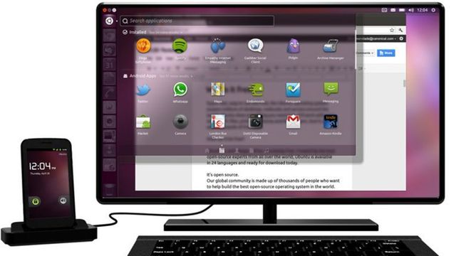 Bruk mobilen som en pc med Ubuntu for Android